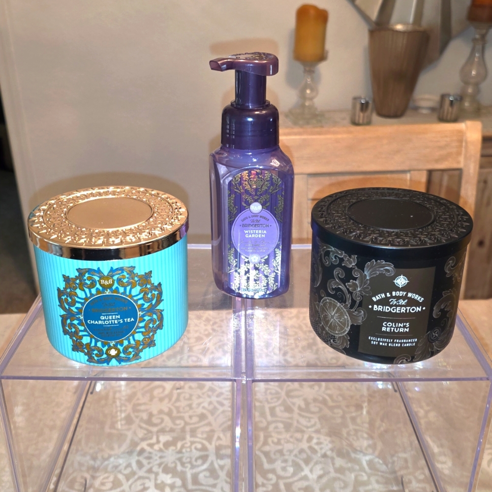 Bridgerton Bath & Body Works Queen Charlotte • Wisteria • Colins Return BUNDLE